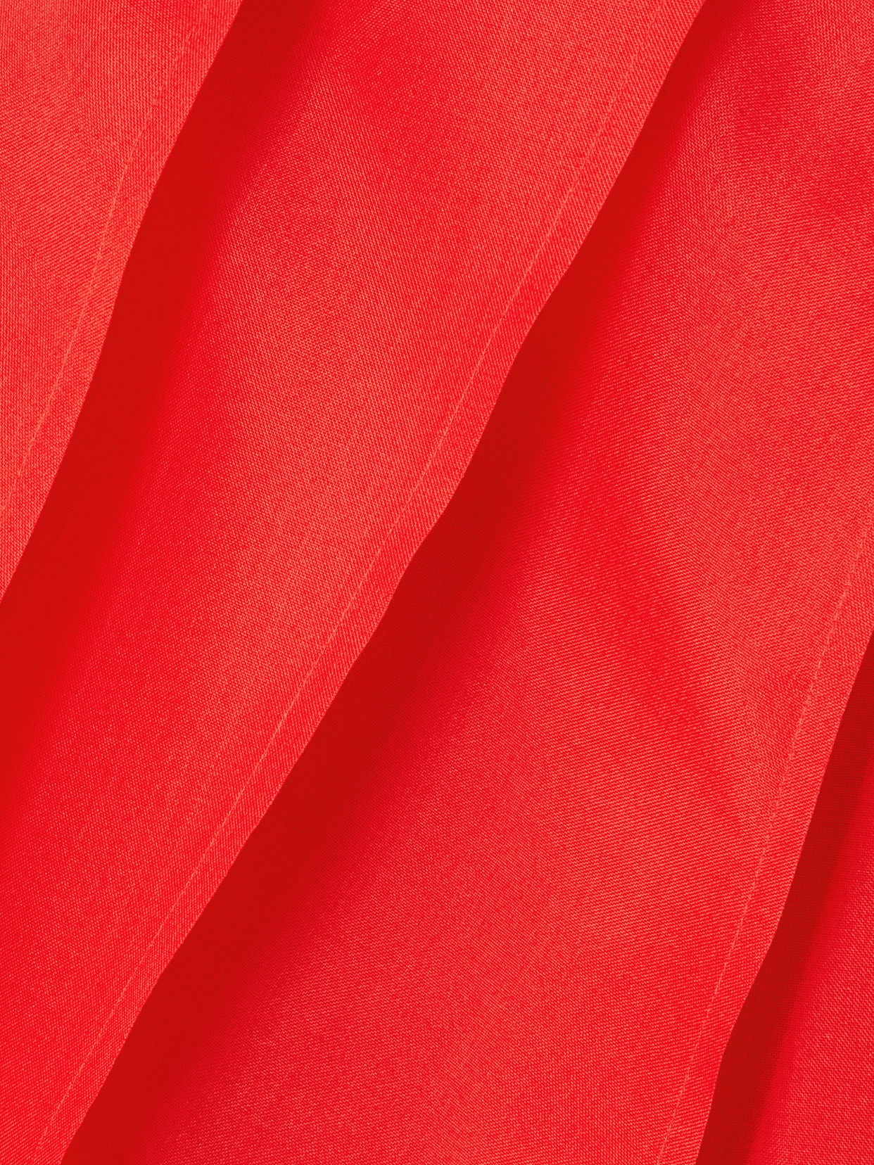 Dex Pleated Silk-organza Midi Skirt - 5