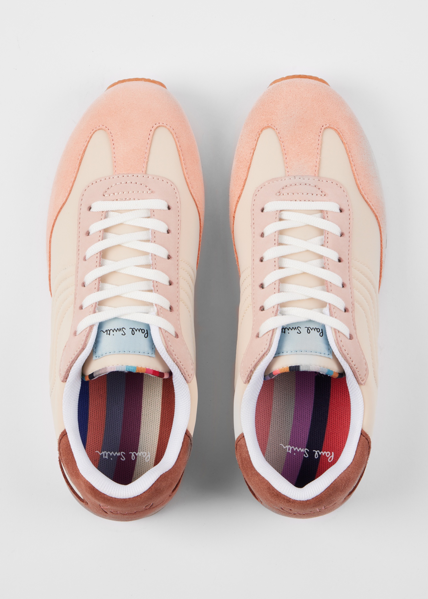 Women's Cream 'Domino' Trainers - 3