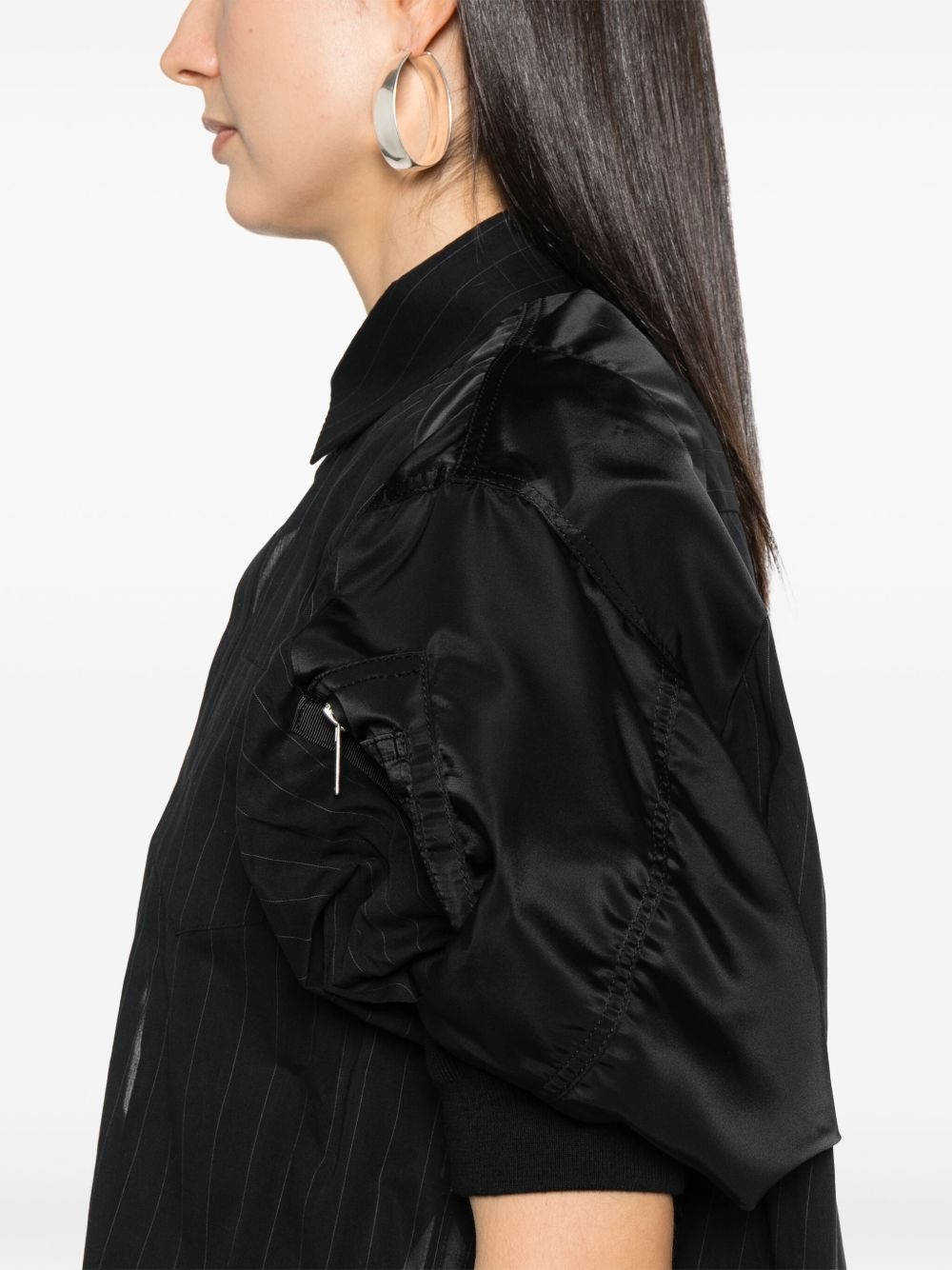 panelled shirt - 10