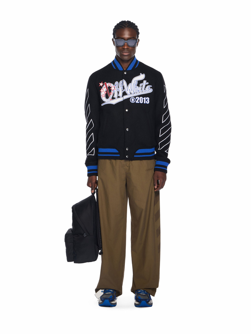 Off-White Street Wiz Wool Varsity Jacket outlook