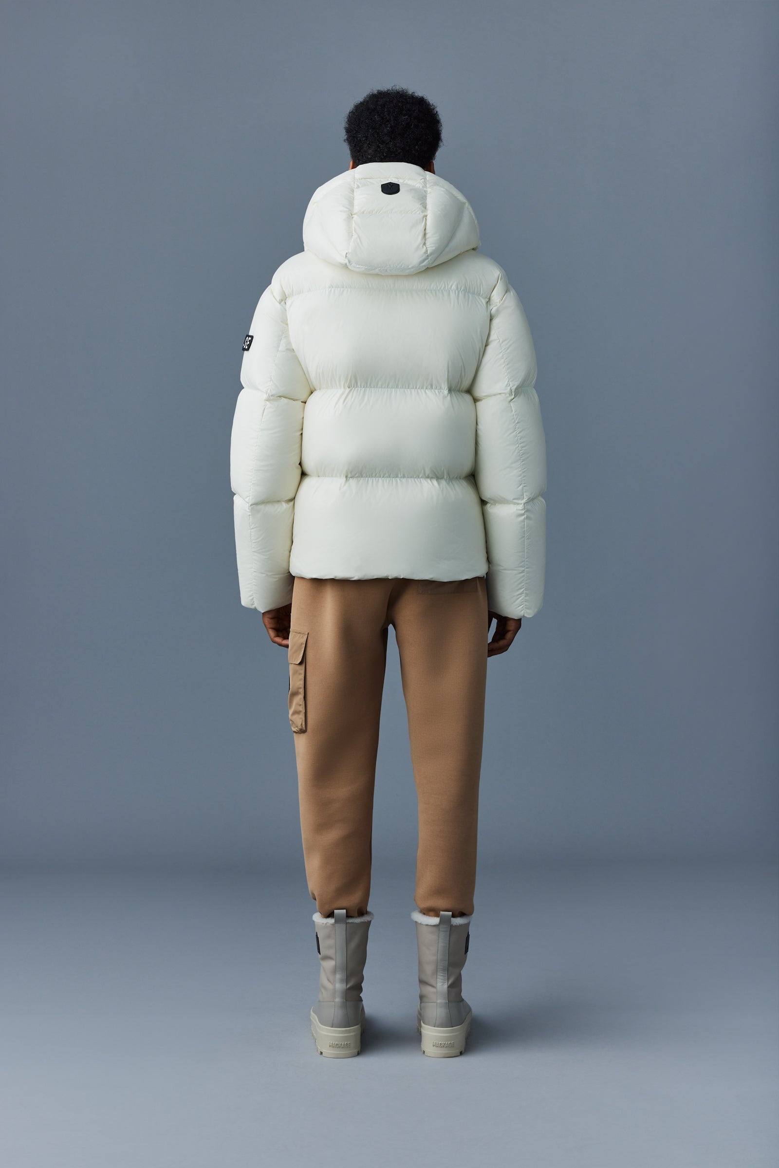 KENT-Z lustrous down jacket with hood - 4