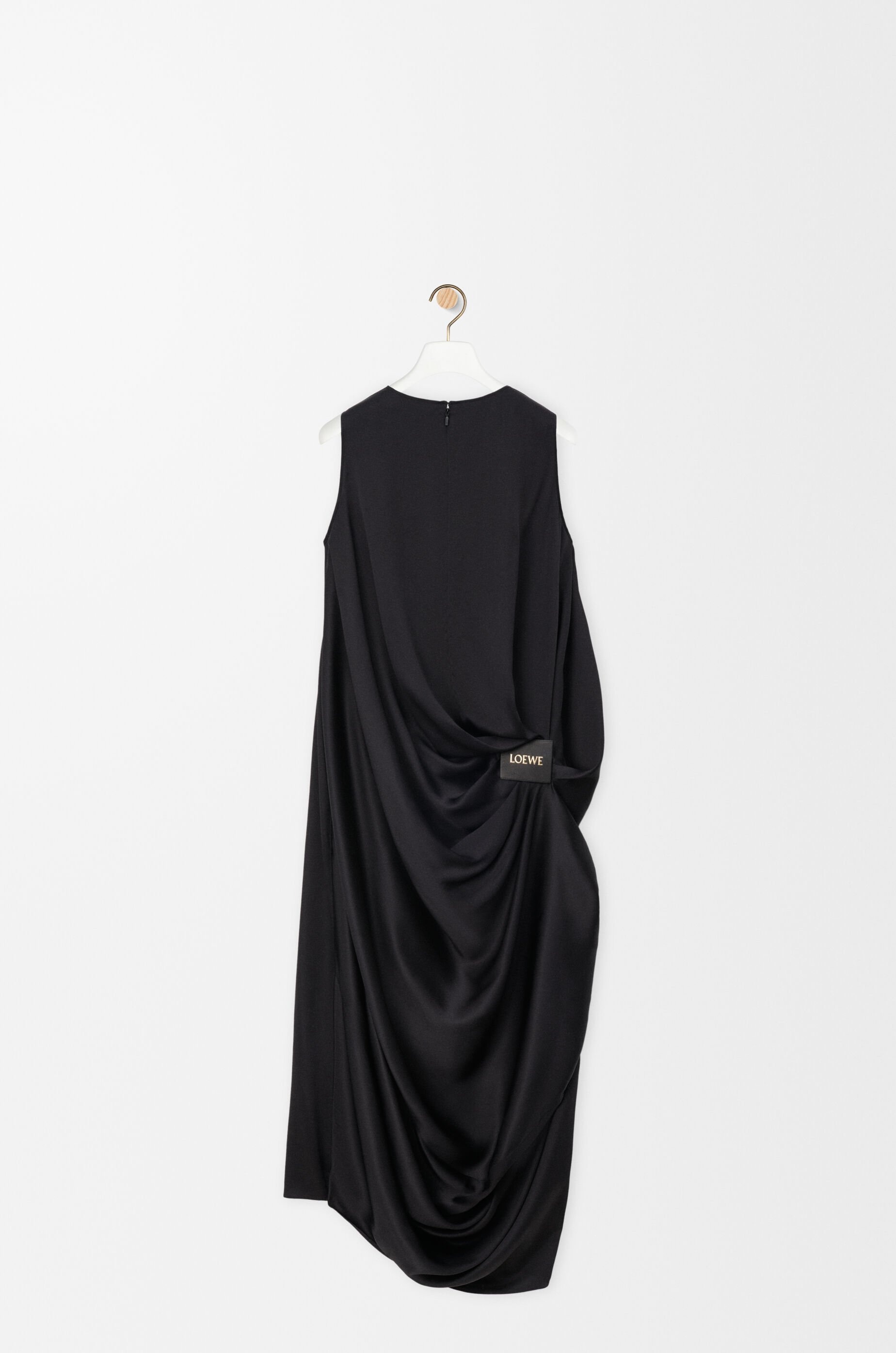 Draped dress in silk - 2