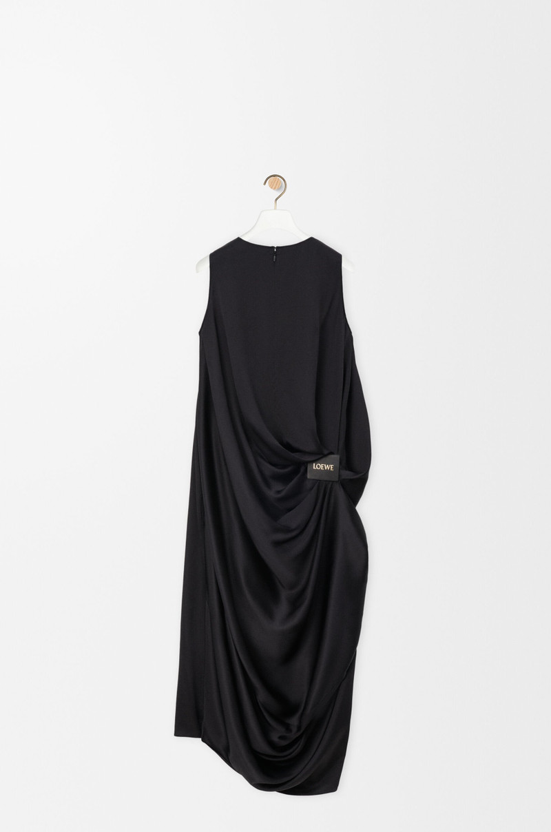 Loewe Draped dress in silk outlook