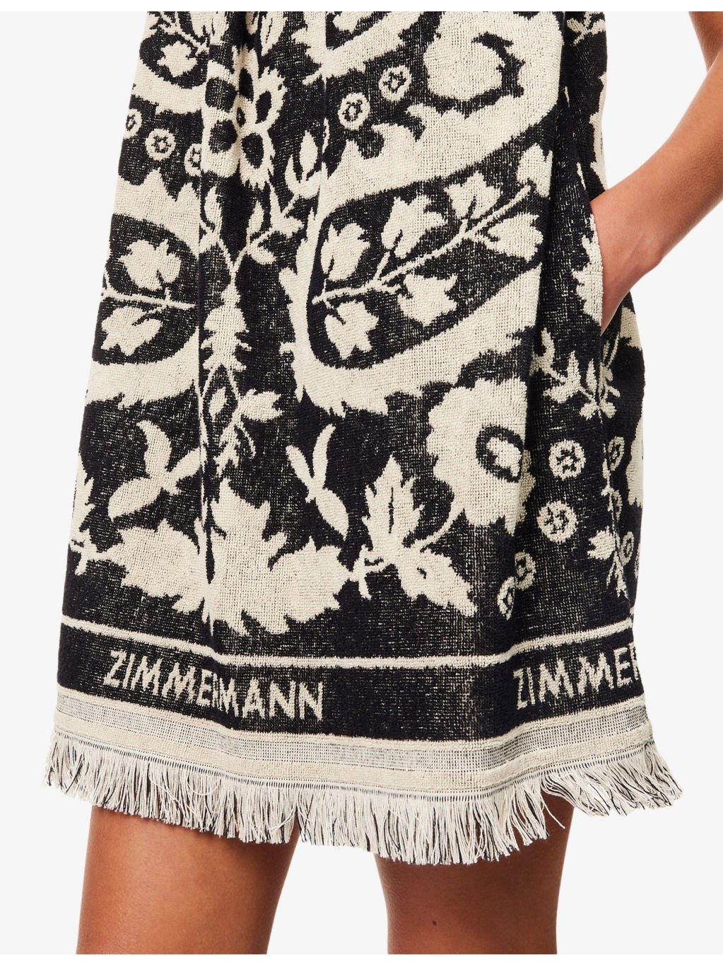 Rhiannon Cotton Towelling Mini Dress - 5