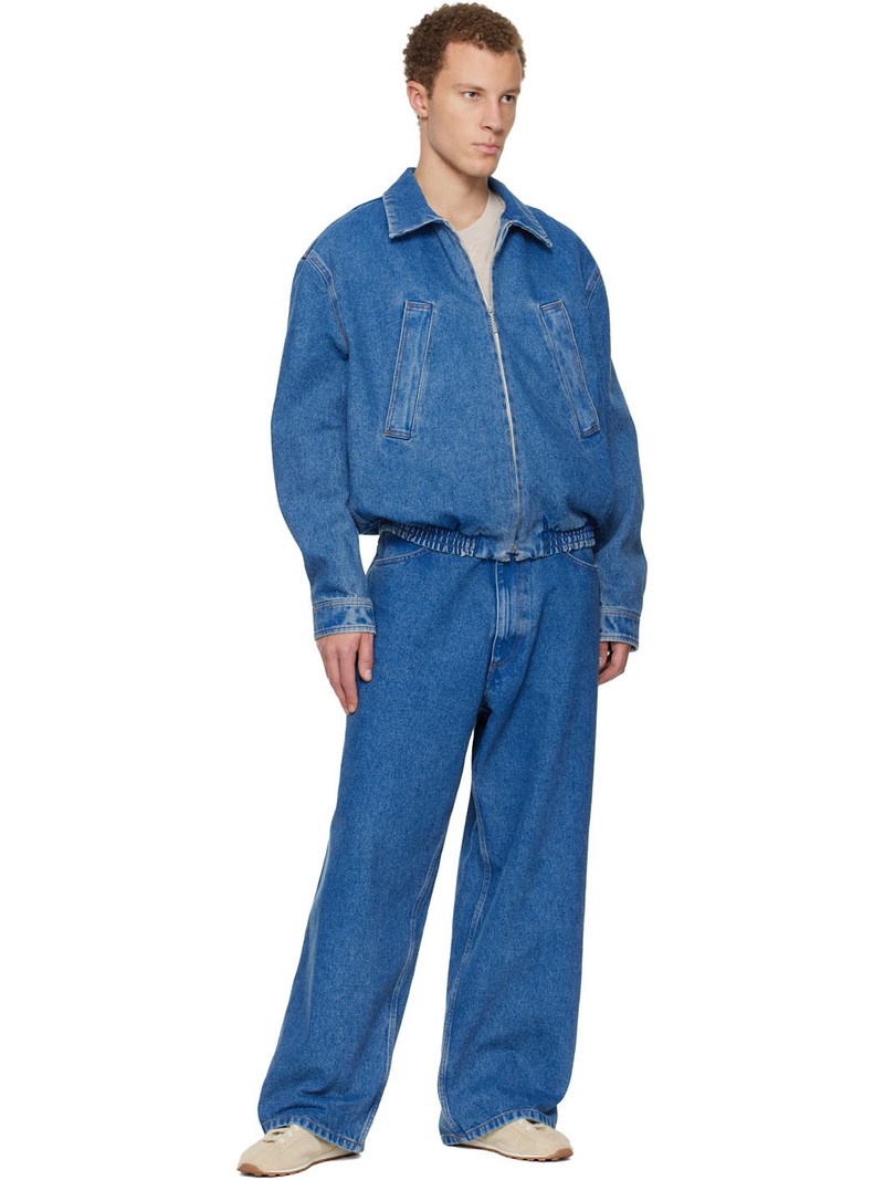 Marni Blue Faded Denim Jacket outlook
