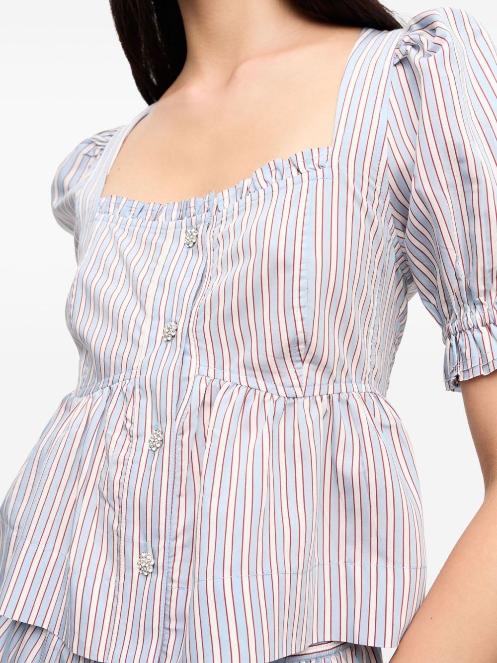 striped blouse - 5