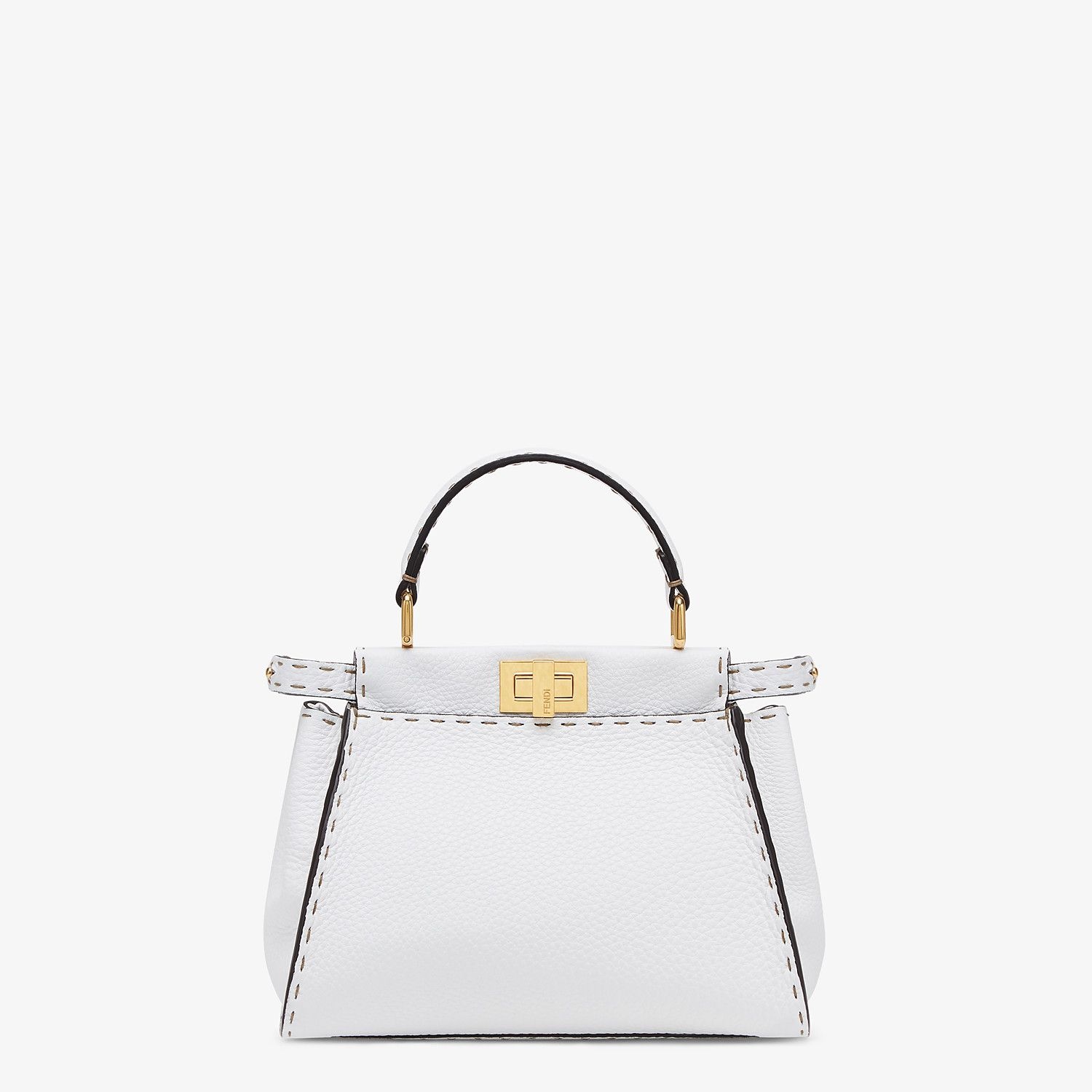 White Cuoio Romano leather bag - 1