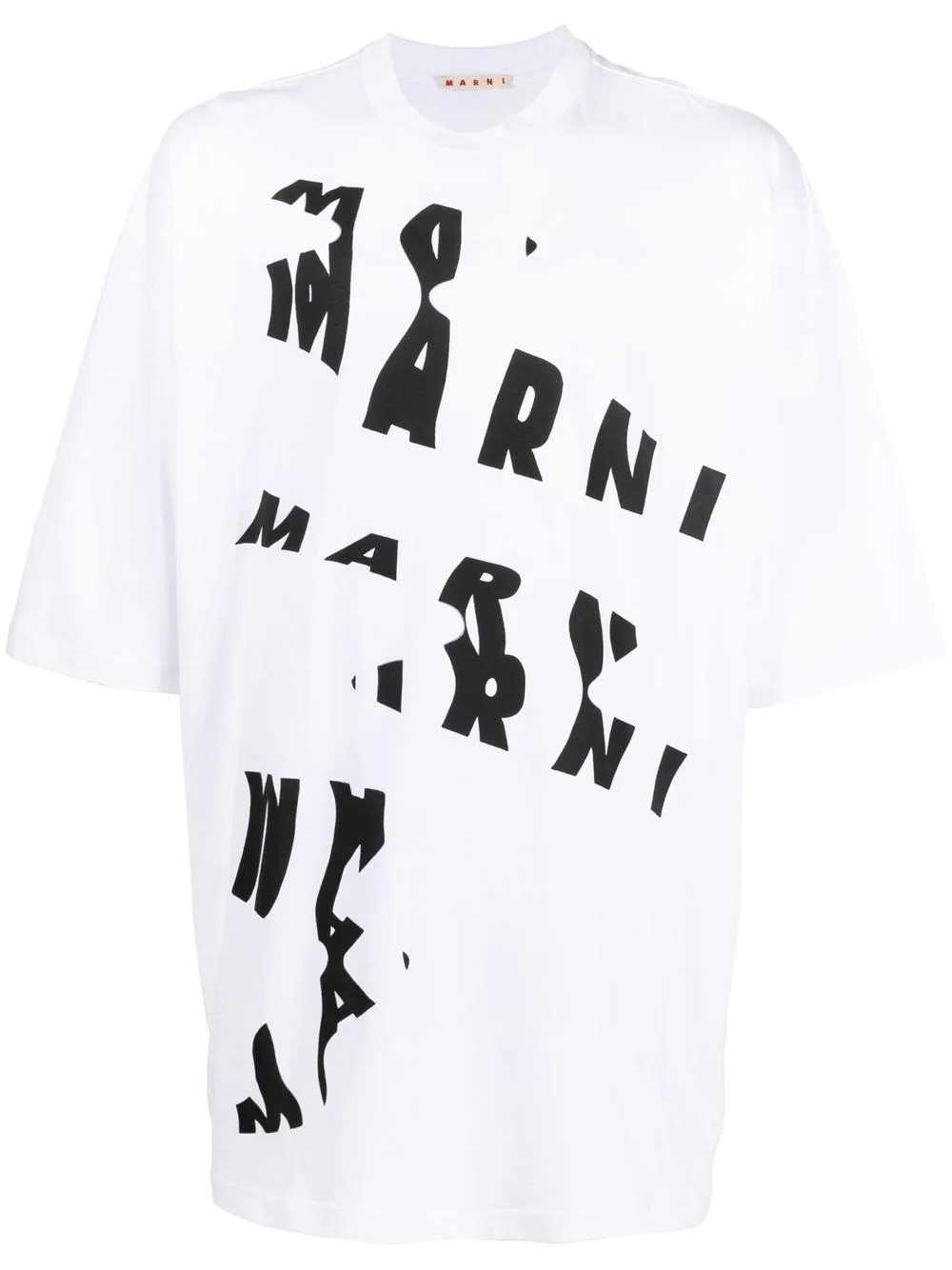 logo-print cotton T-shirt - 1