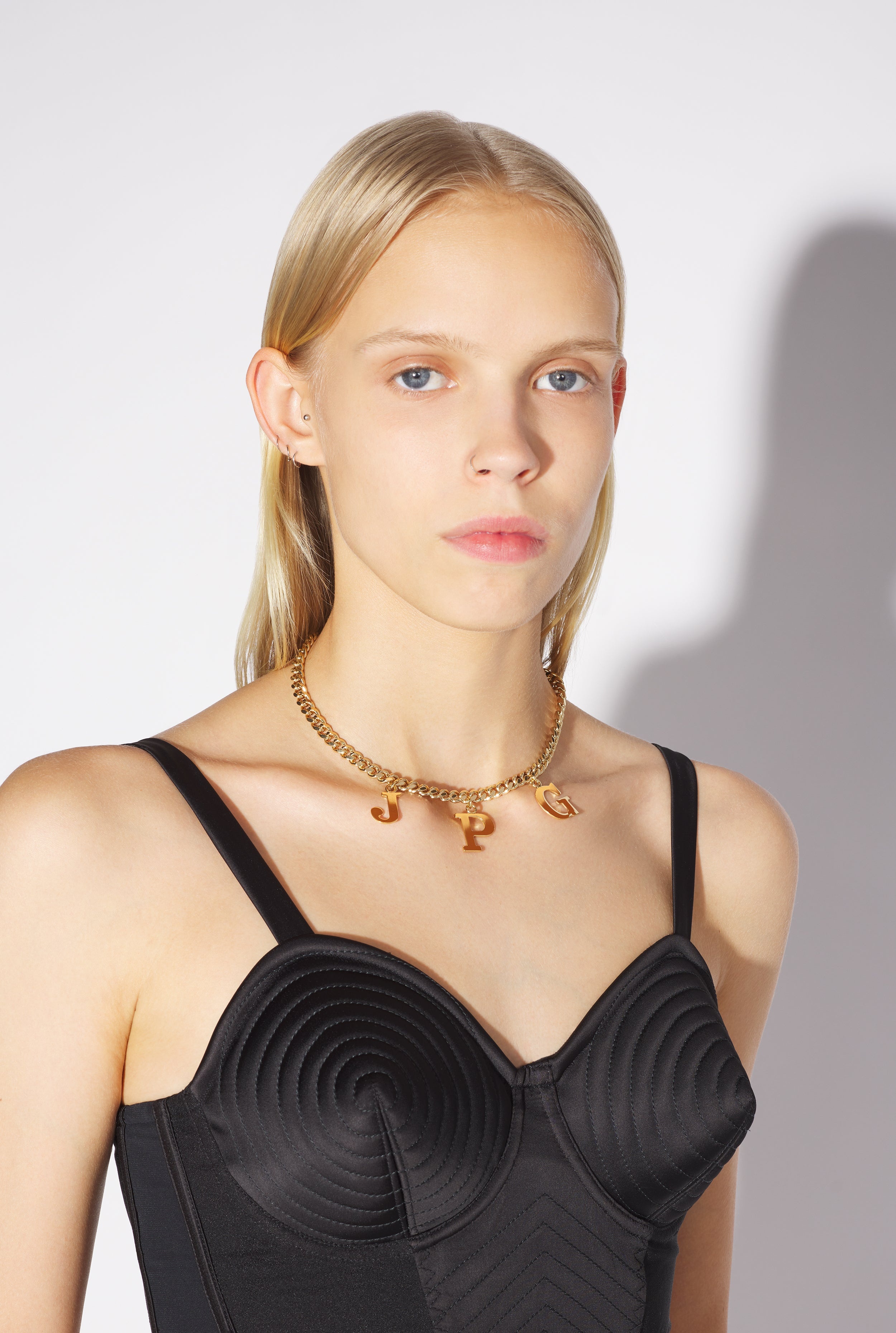 THE GOLD-TONE “JPG” NECKLACE - 1
