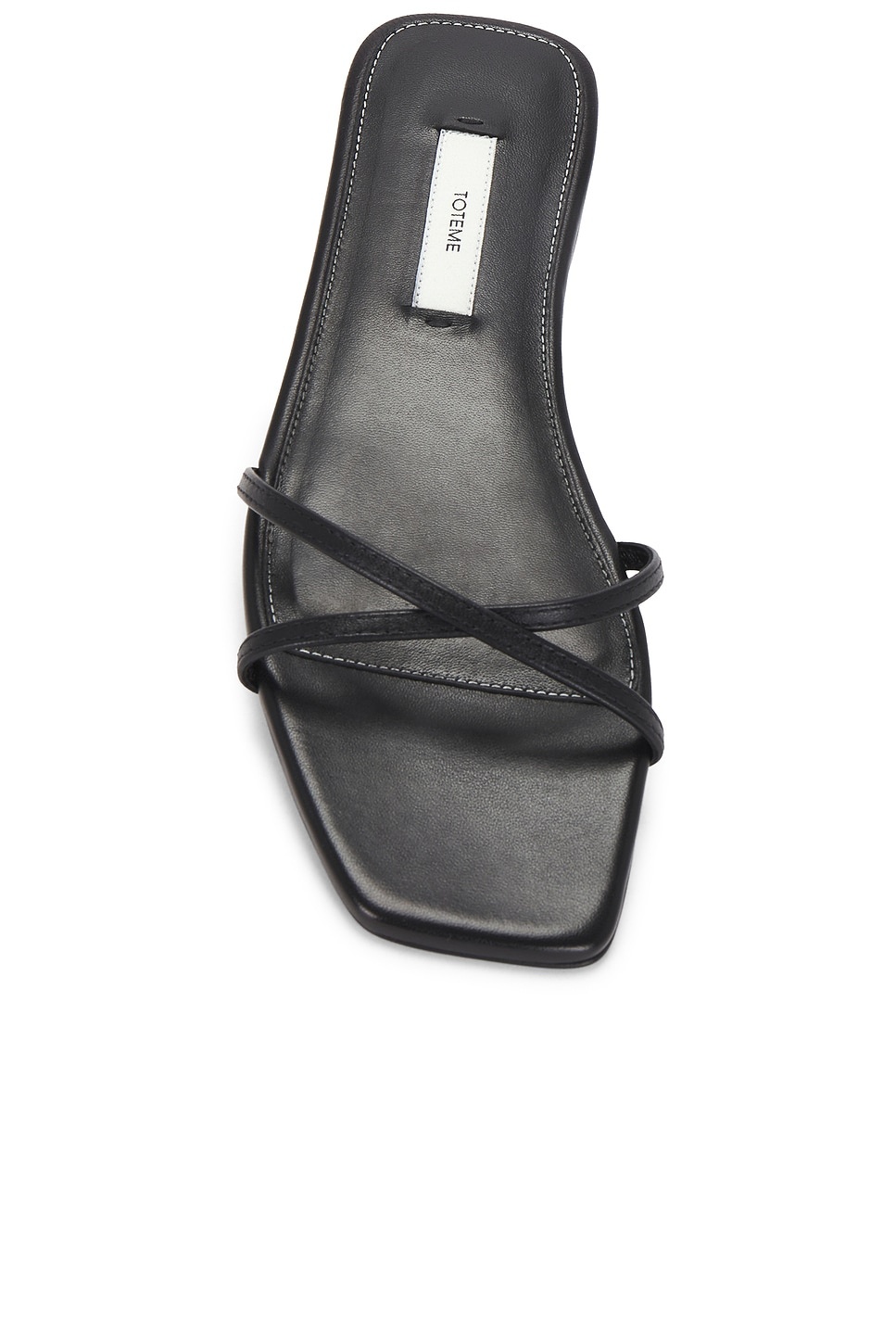 Leather Crossover Slide - 4