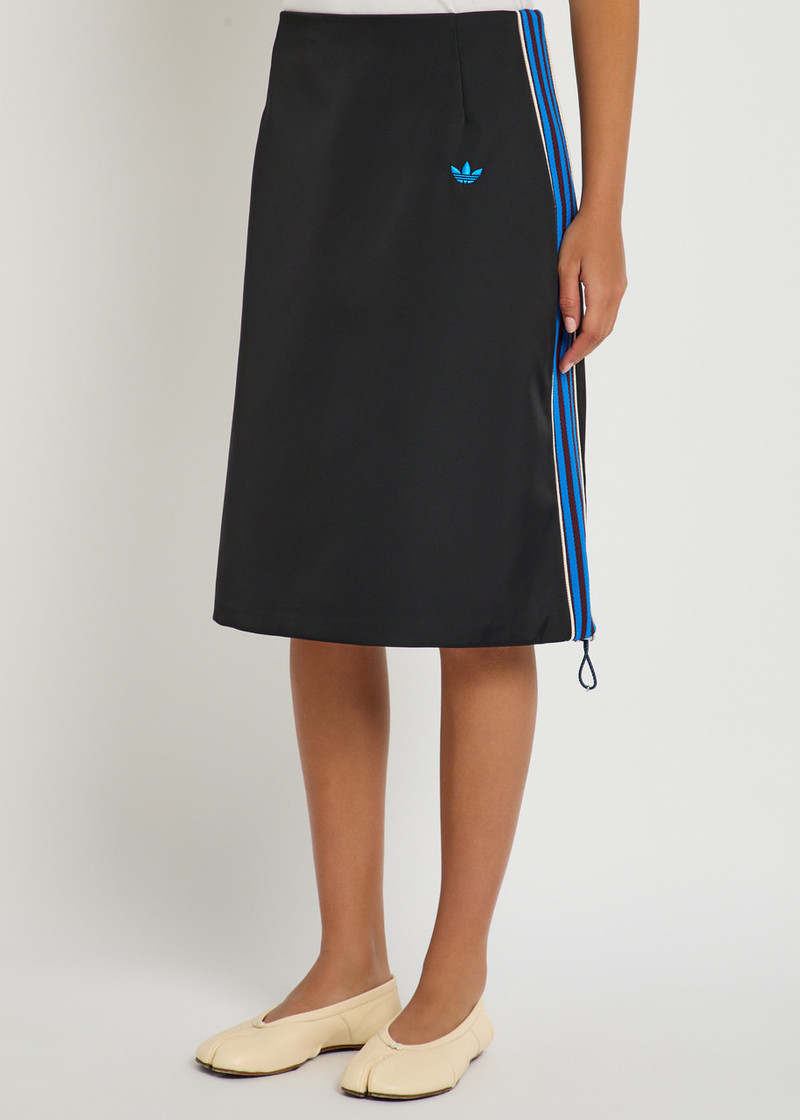adidas Adidas X Wales Bonner X Wales Bonner Satin Midi Skirt outlook