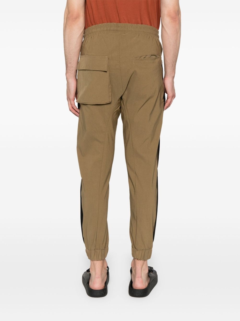 side-stripe track pants - 4