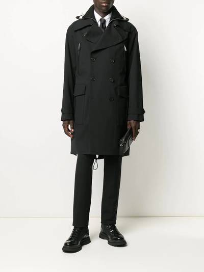 DSQUARED2 double-breasted trench coat outlook