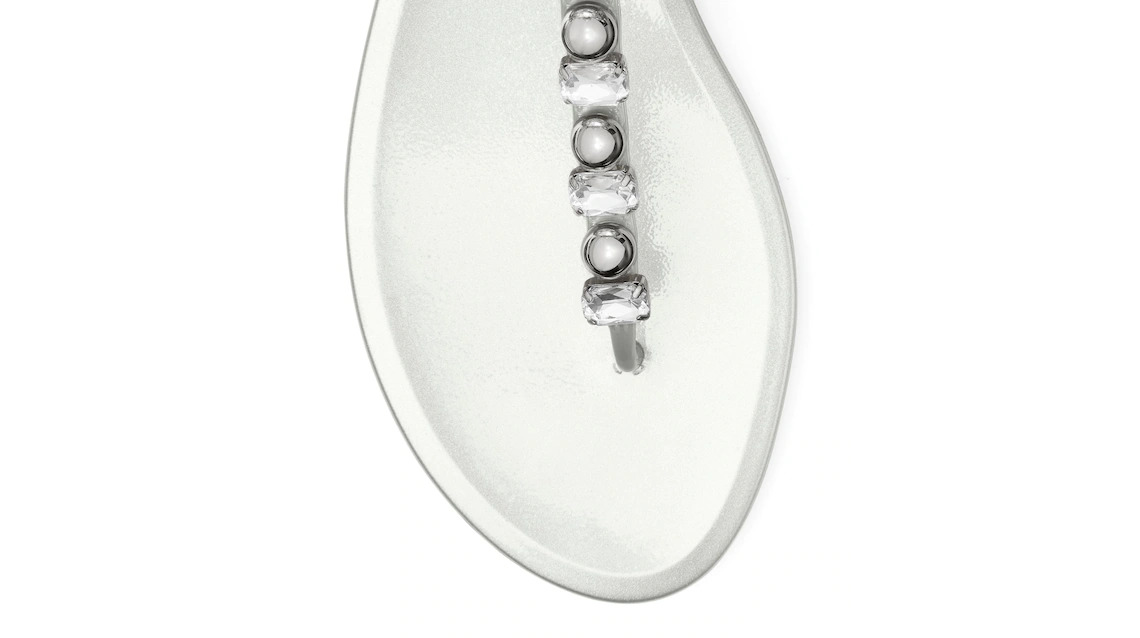 GOLDIE CRYSTAL JELLY SANDAL - 5