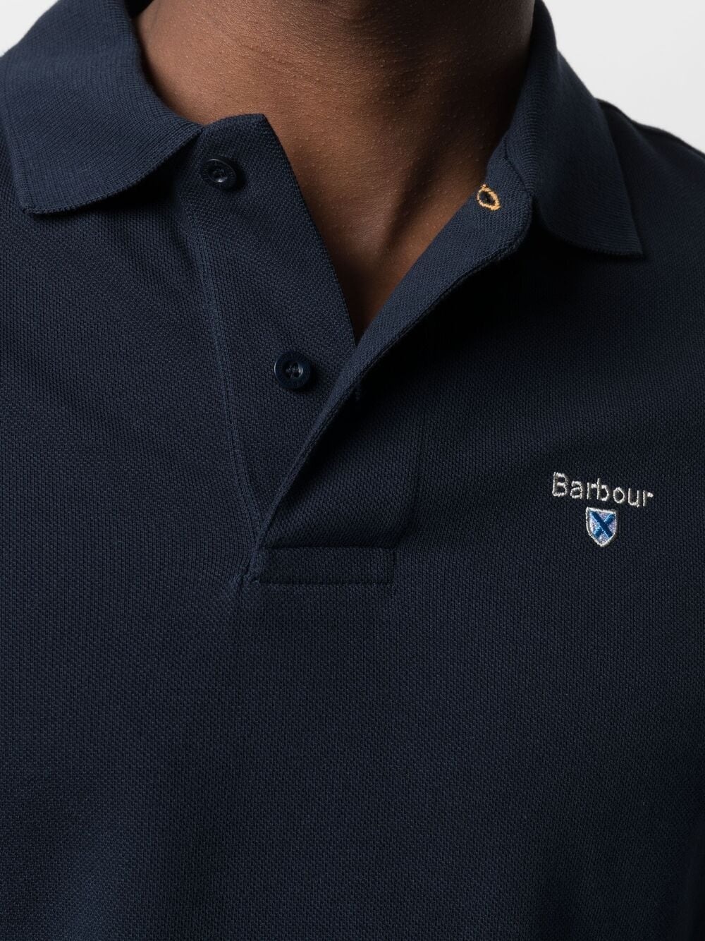 logo embroidered polo shirt - 5