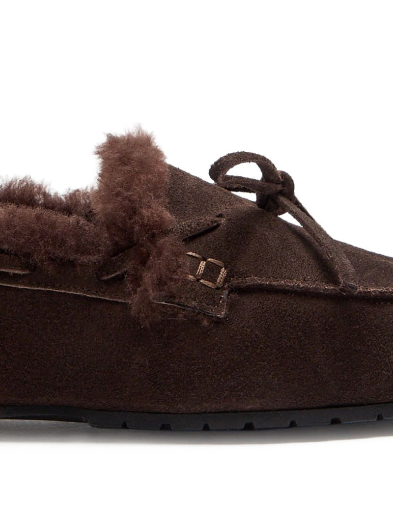 Aeyde Jasper bow-detail loafers outlook