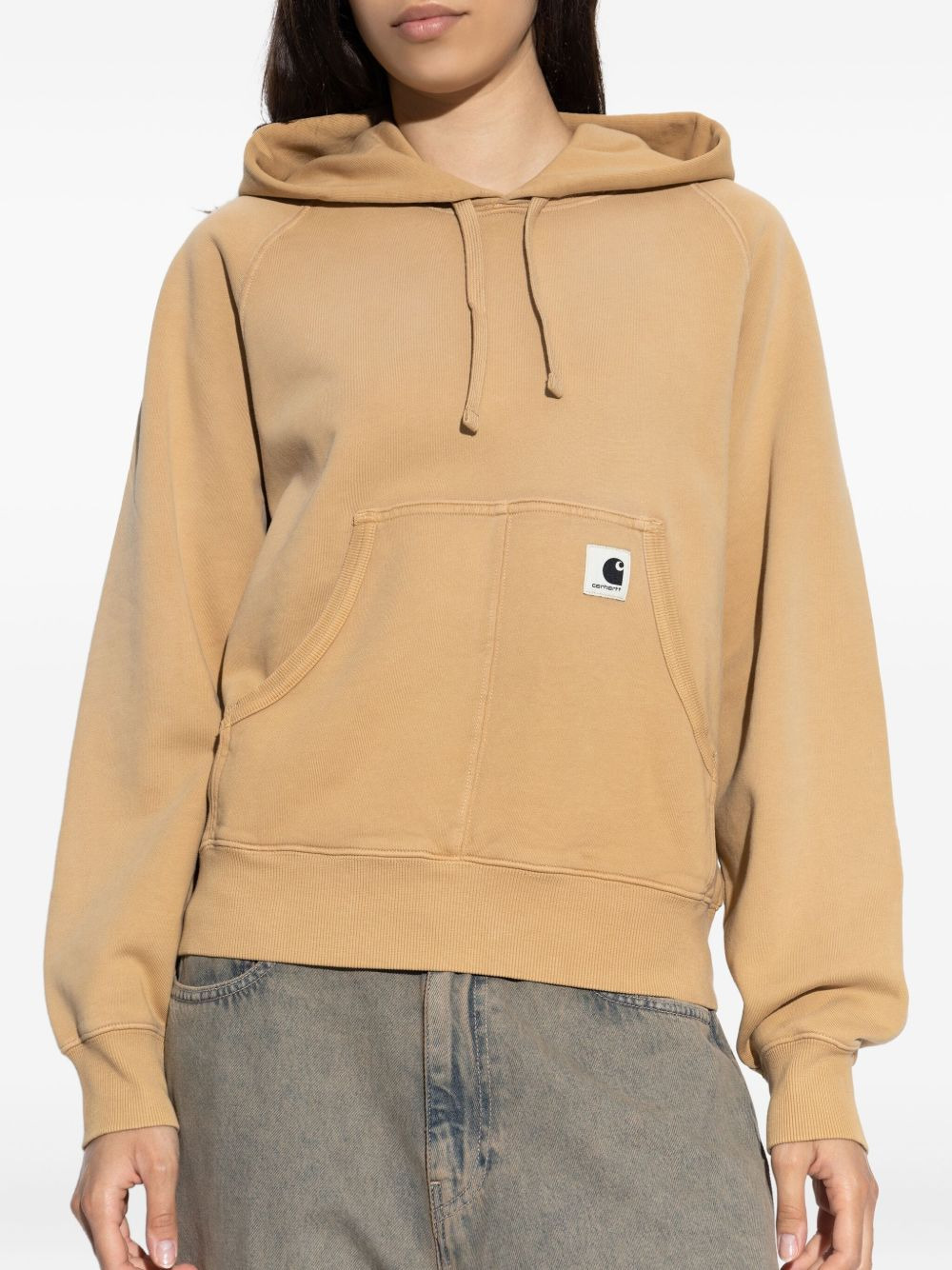 pocket-detail hoodie - 3