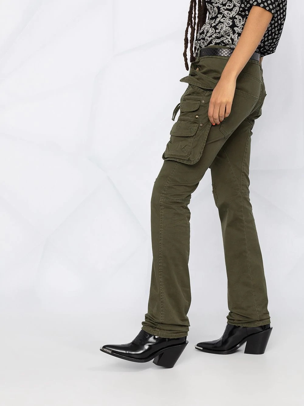 cargo patch pocket trousers - 3