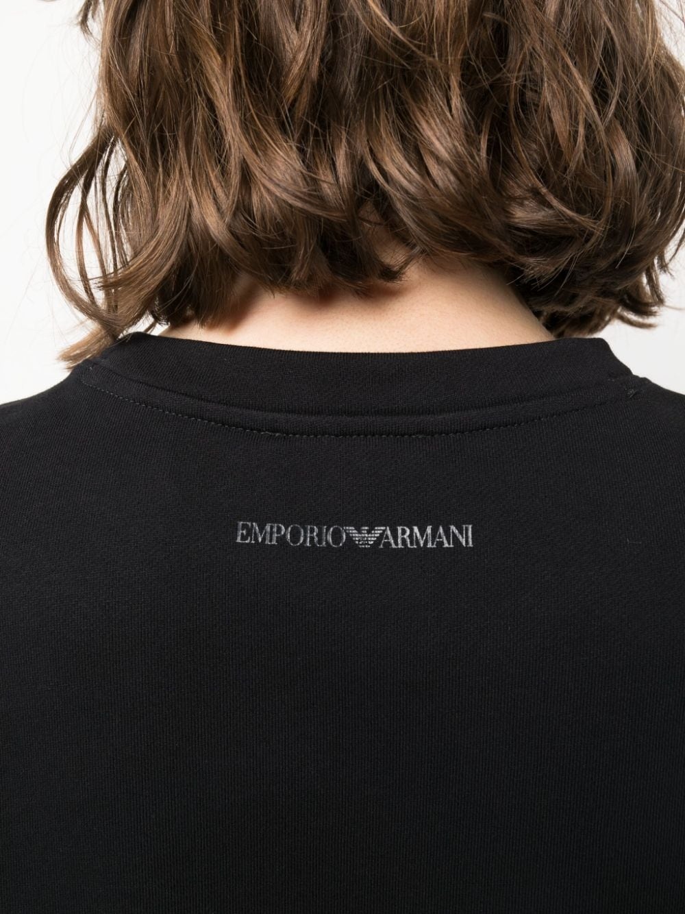 logo-print cotton sweatshirt - 5
