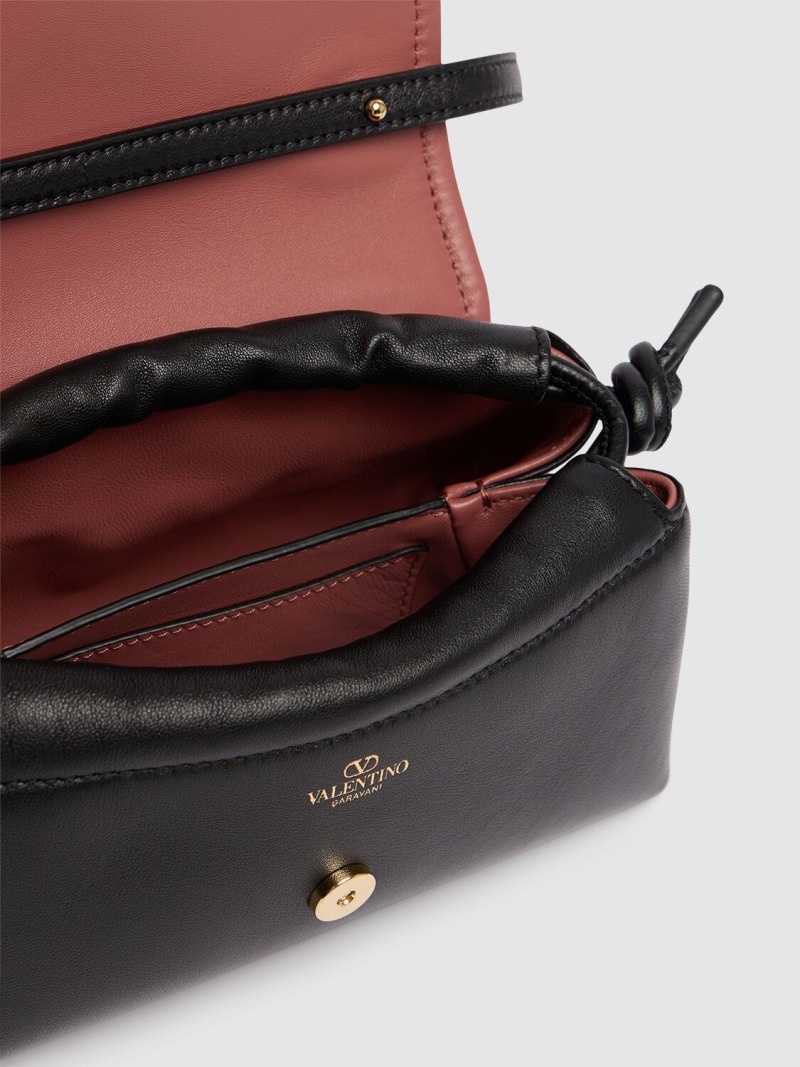 Mini Vlogo leather shoulder bag - 5