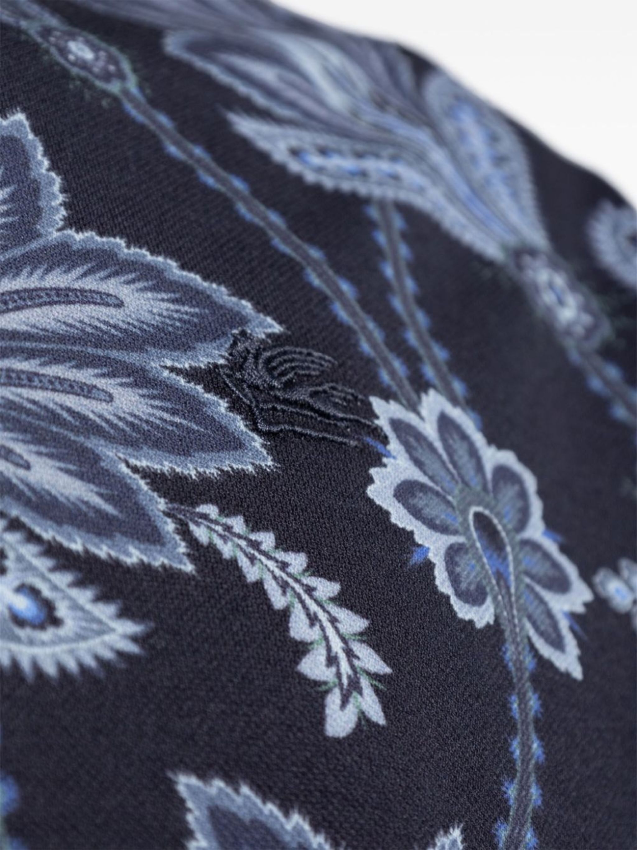 botanical-print cotton shirt - 5