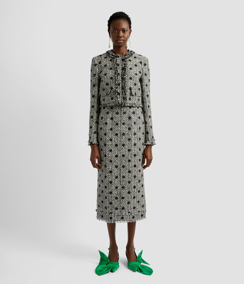 Erdem LONG SLEEVED CROPPED JACKET outlook