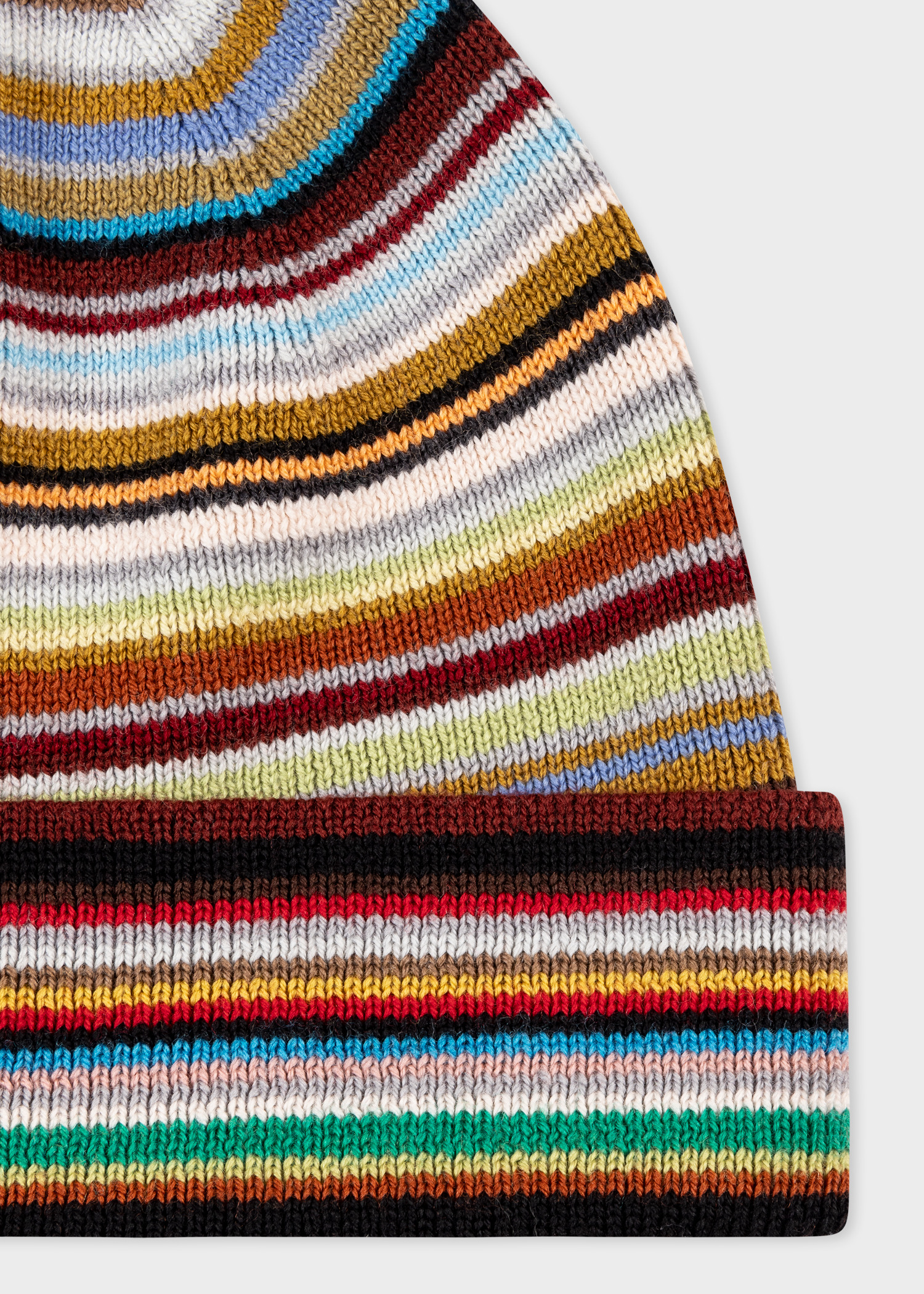 'Signature Stripe' Merino Wool Beanie Hat & Scarf Gift Set - 5