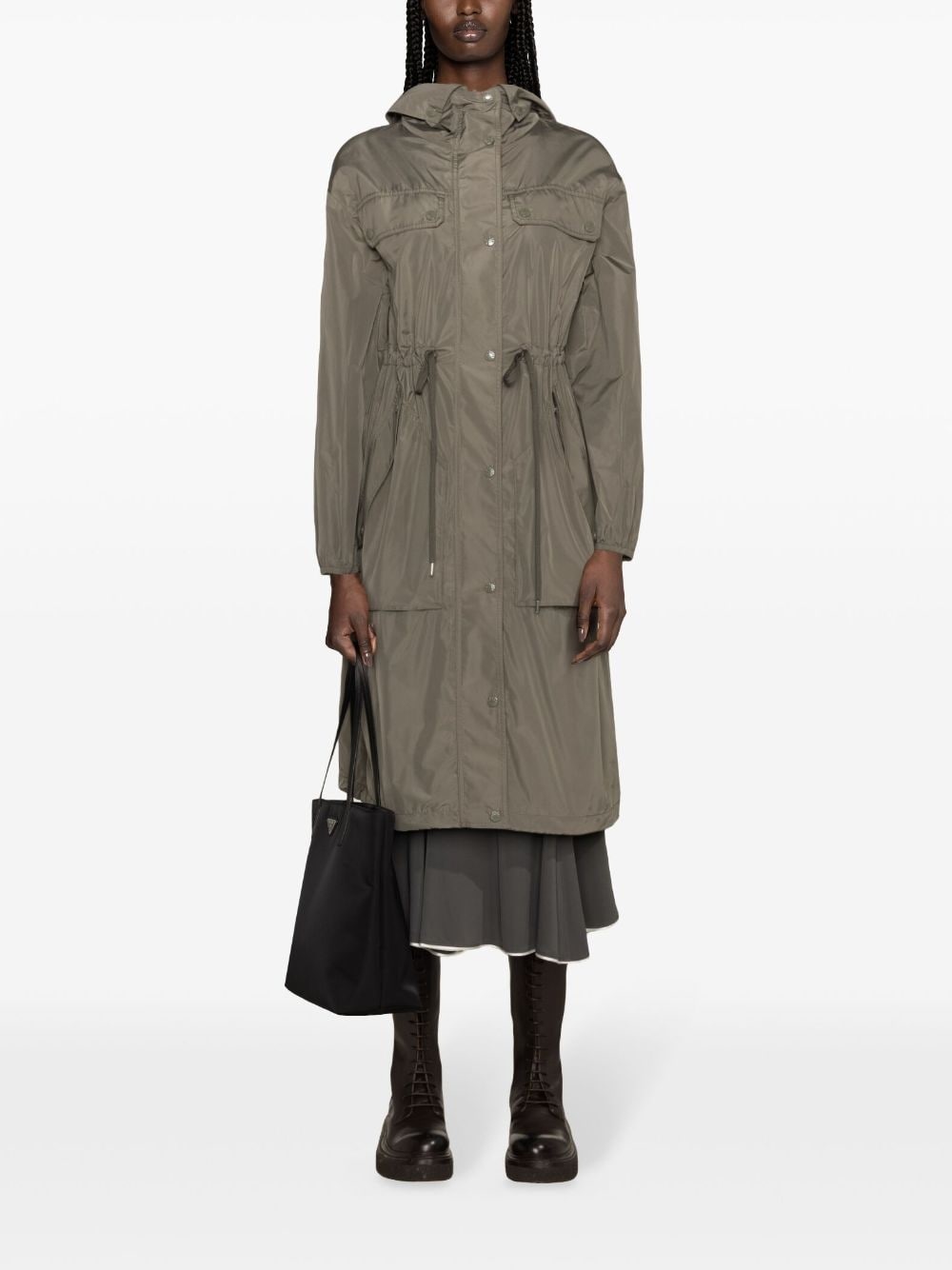 Mantio hooded parka coat - 2