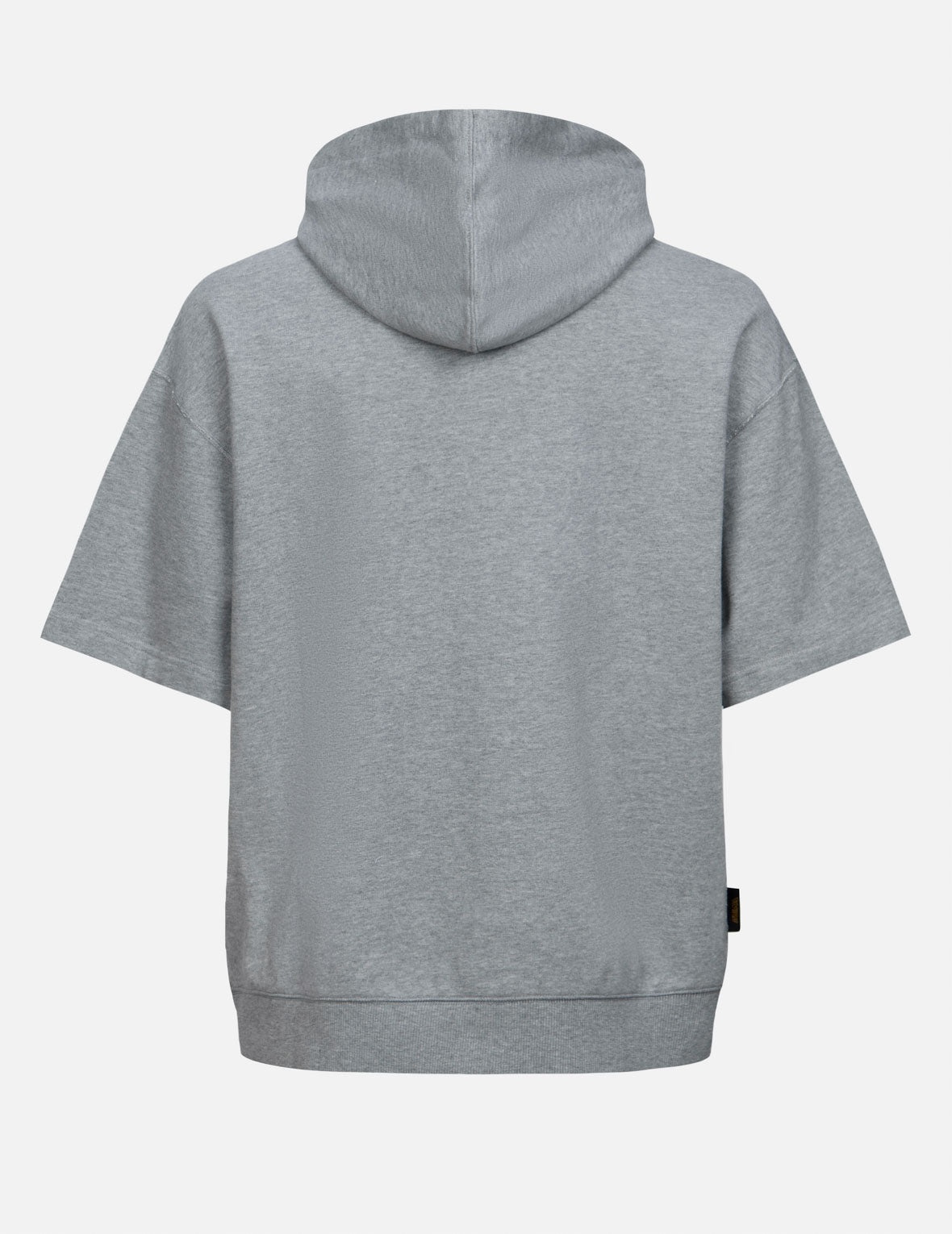 Godhead Embroidery and Multi-prints Loose Fit Short-Sleeve Hooded Sweatshirt - 2