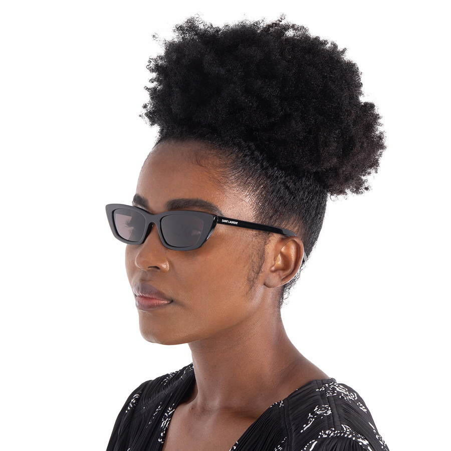 Saint Laurent Black Cat Eye Ladies Sunglasses SL 277 009 52 - 2