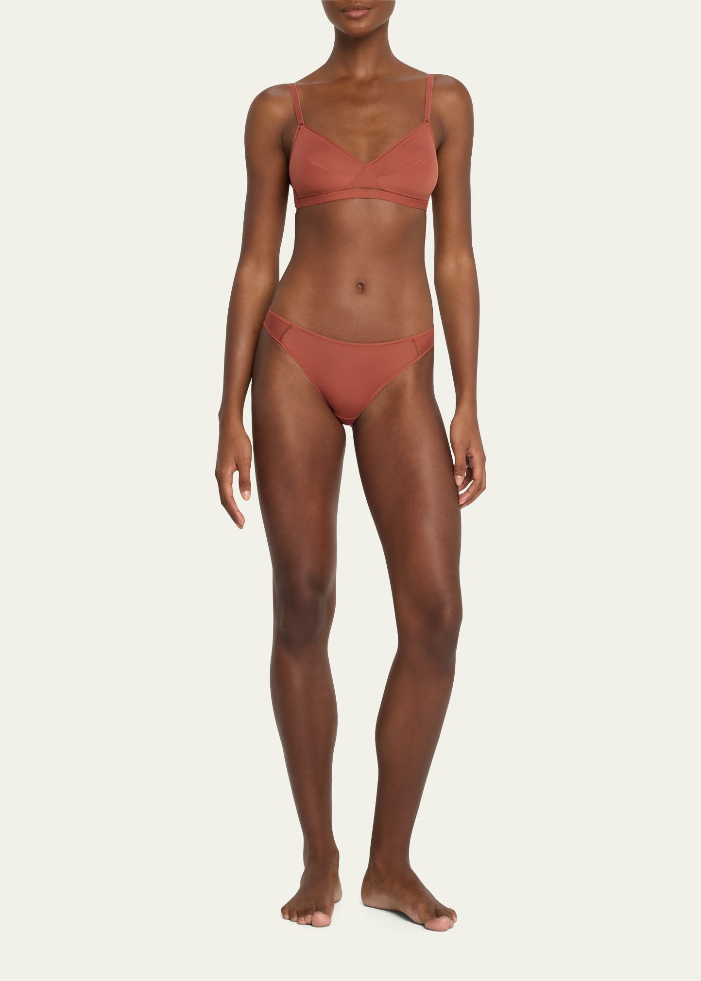 Enora Soyeuse Thin Recycled Jersey Briefs - 2