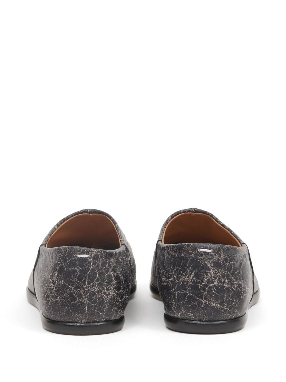 Tabi leather slip-on shoes - 4