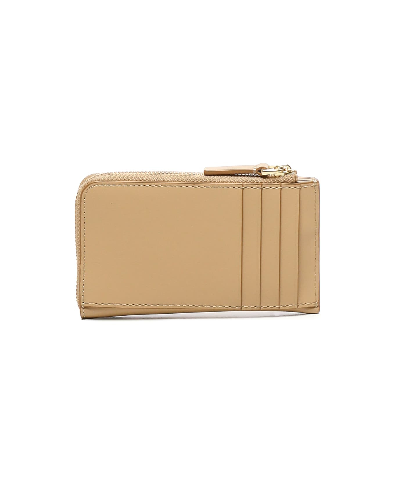 Camel Leather Card Holder - 3