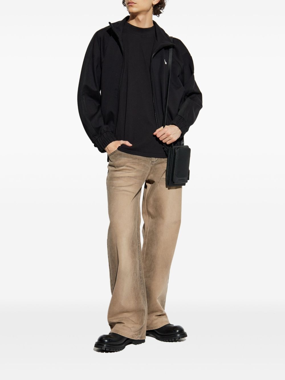 logo-embroidered sweatshirt - 2