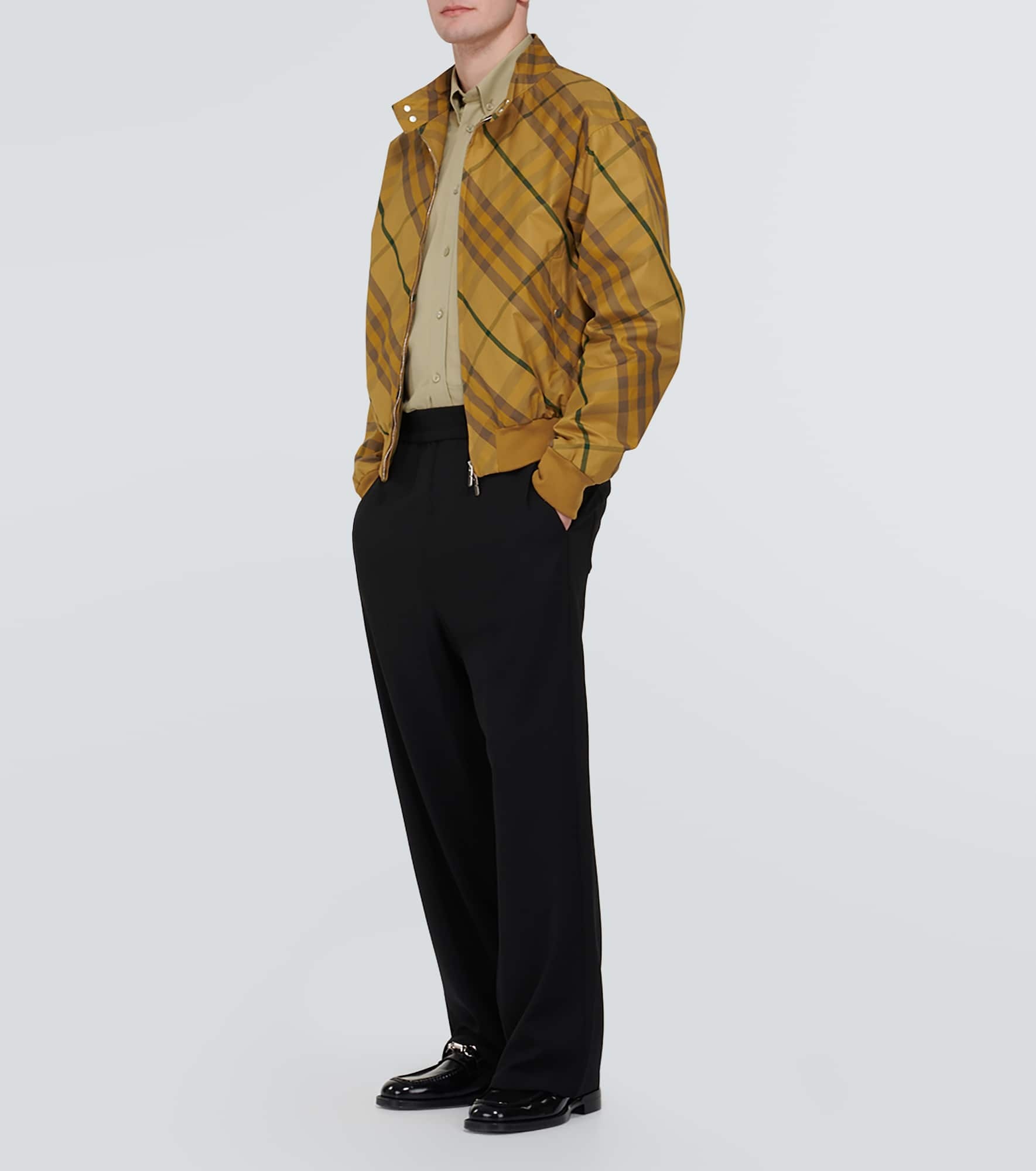 Burberry Check cotton twill bomber jacket - 2