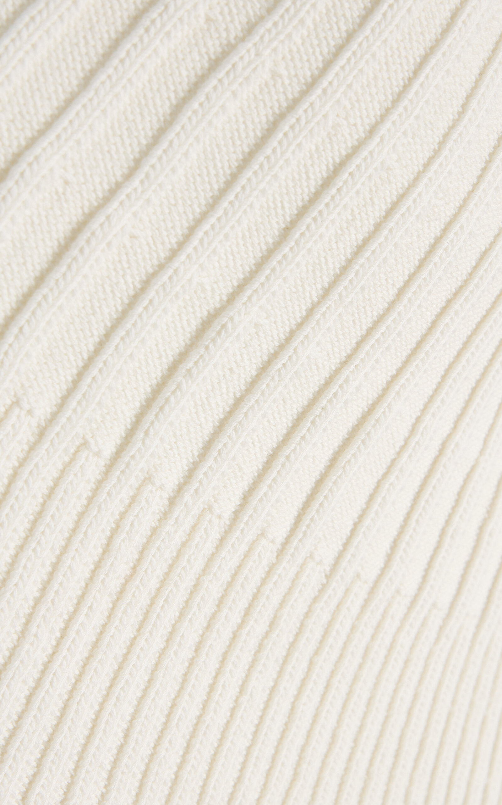 Luka Knit Cotton Mini Dress white - 5