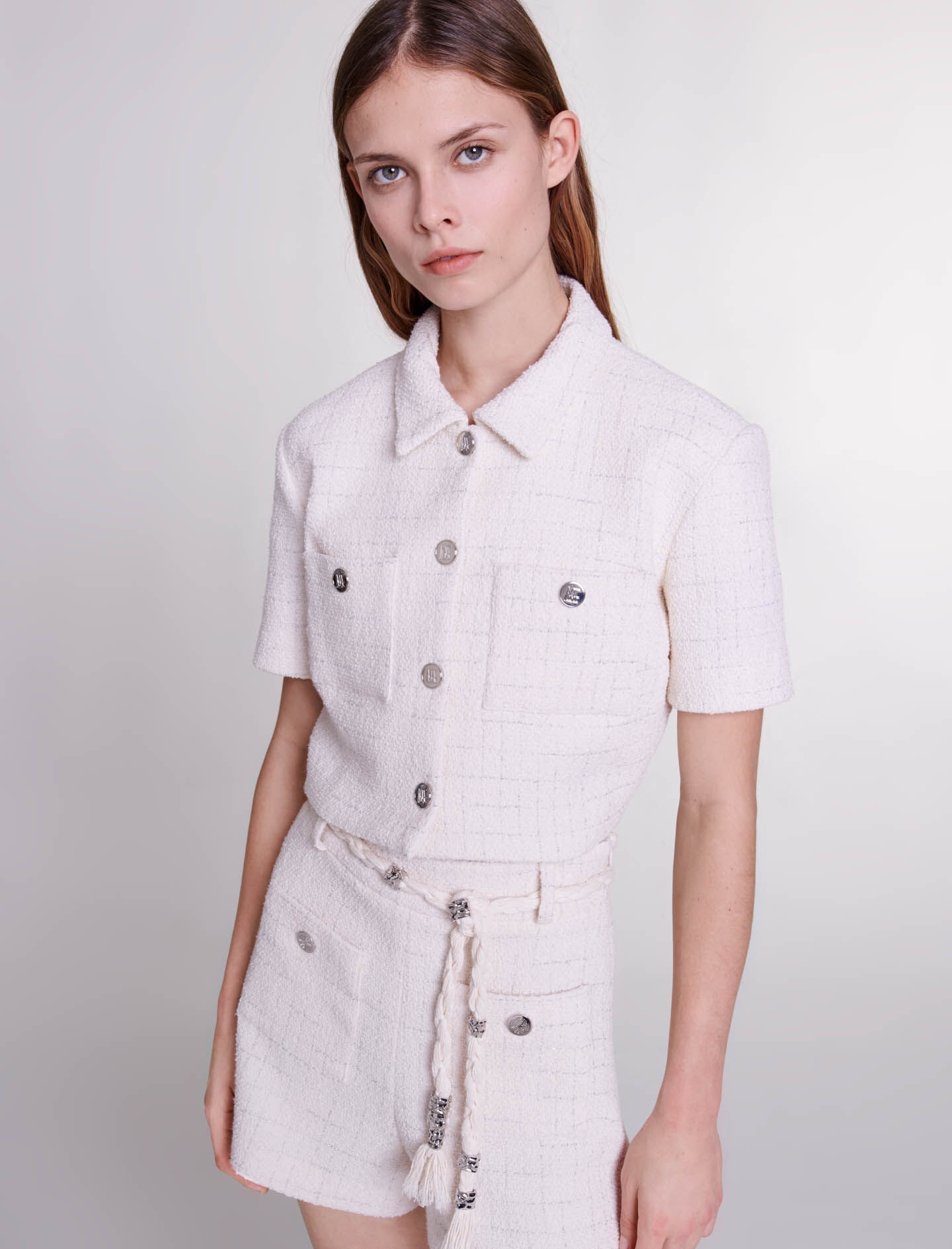 Tweed crop top - 7