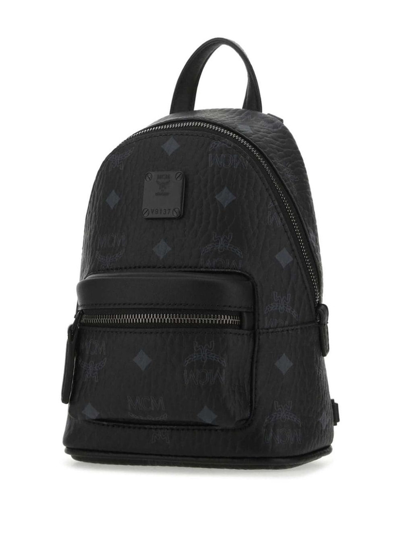 logo-print backpack 3