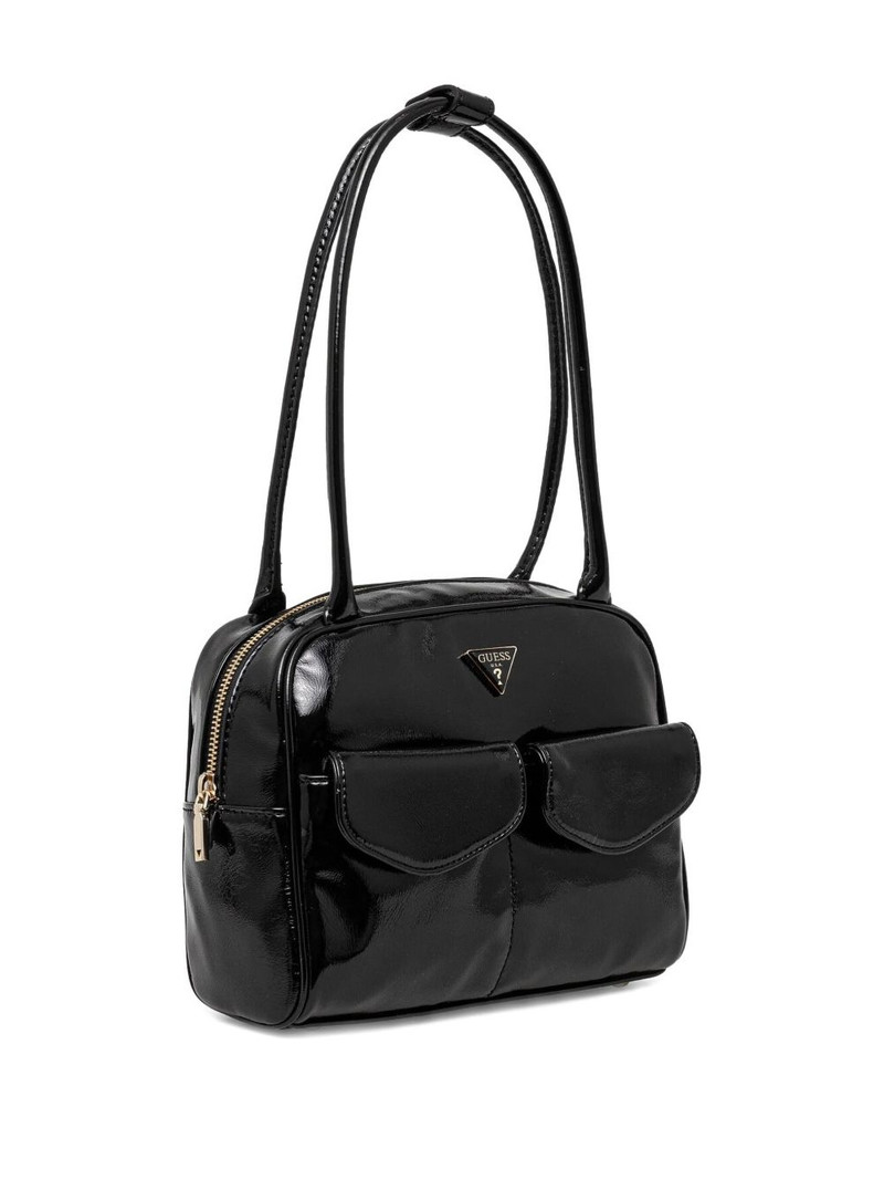 GUESS USA Waldena patent leather handbag outlook