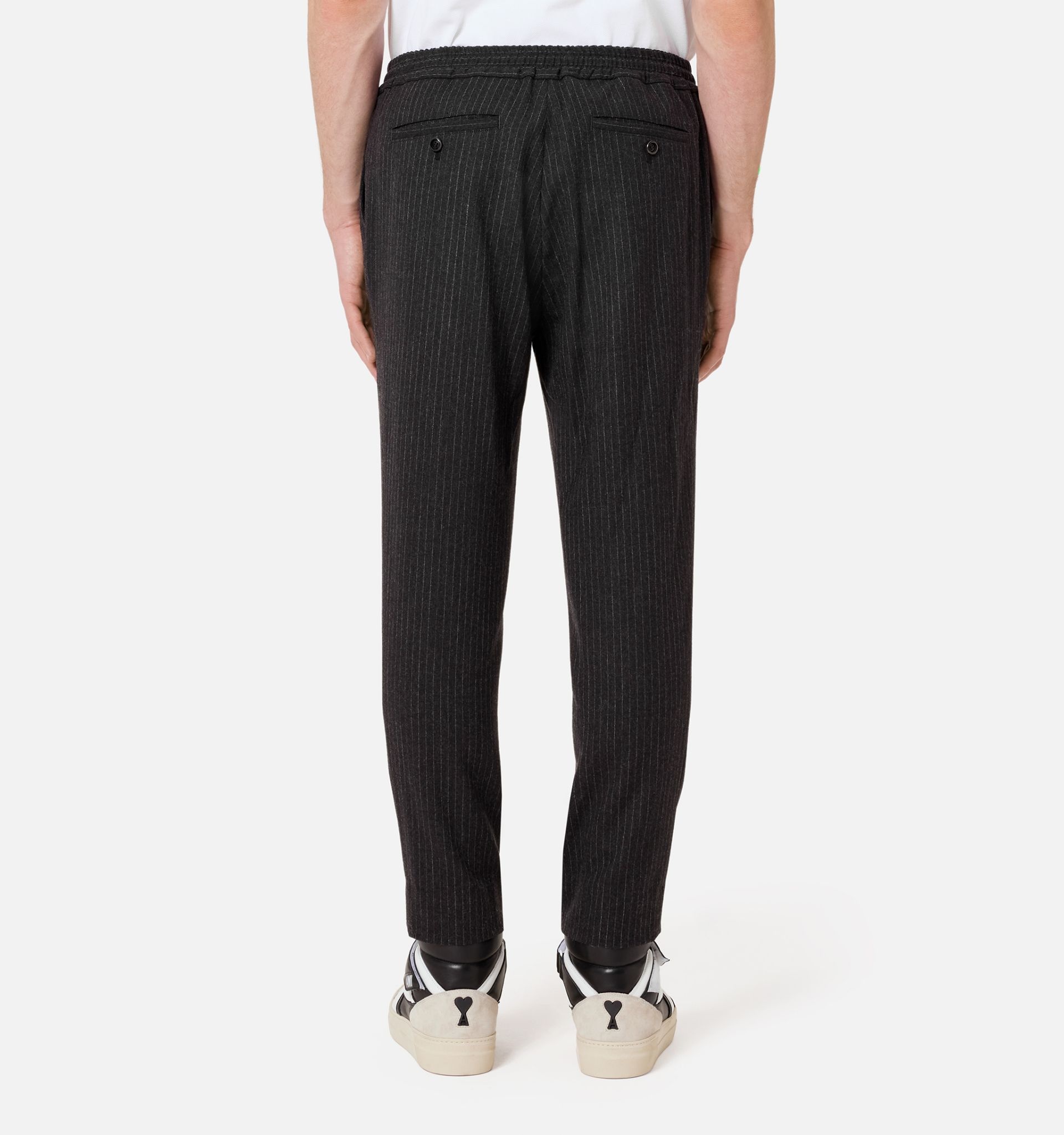 Elasticated Waist Cropped Fit Trousers - 5