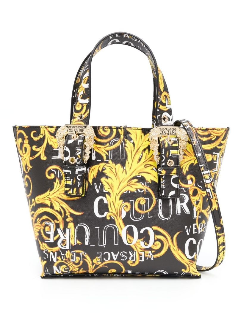 Logo Couture-print tote bag - 1