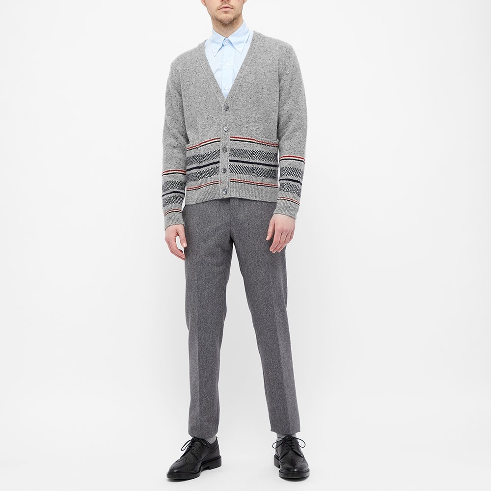 Thom Browne Striped Jaquard Cardigan - 6