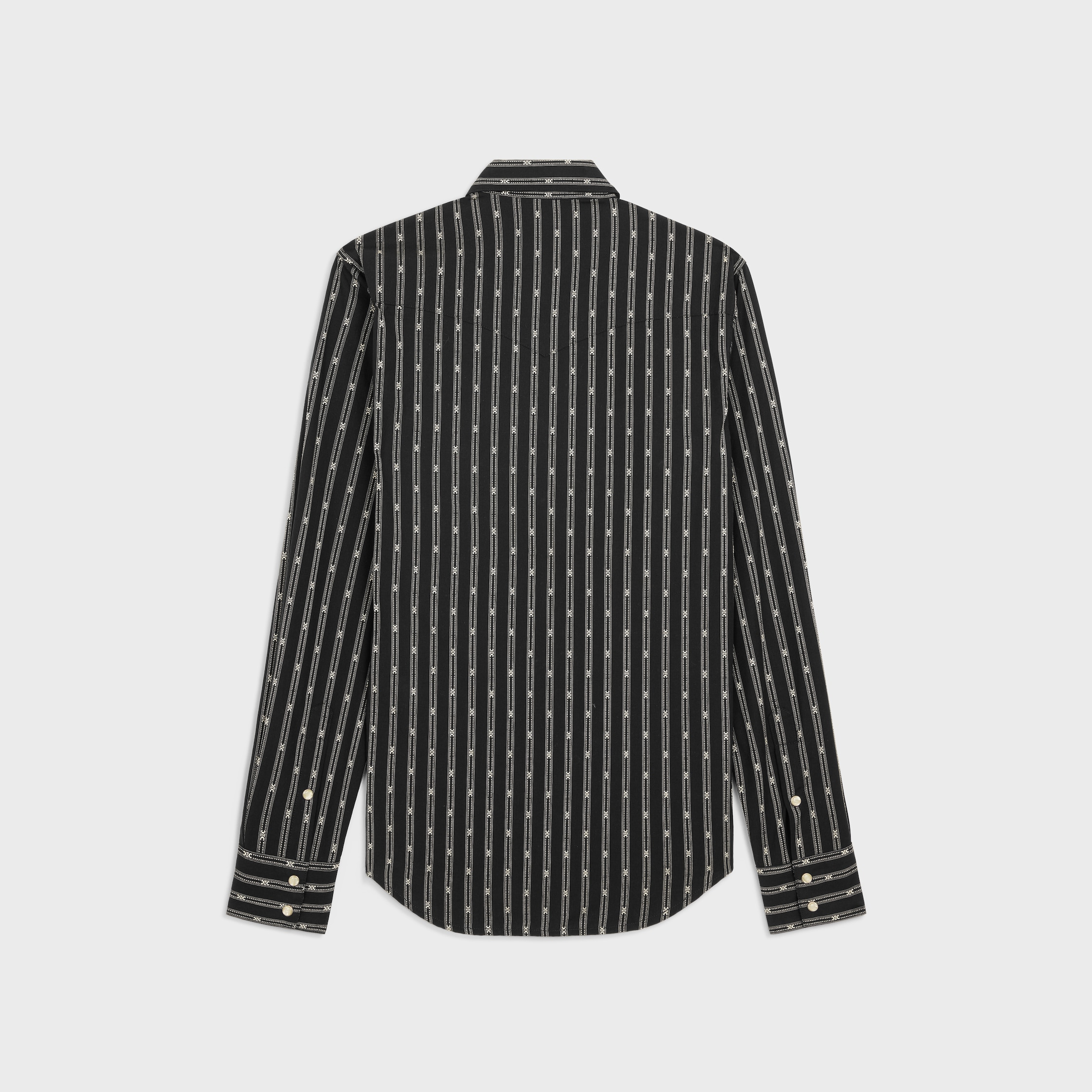 western shirt in triomphe striped cotton - 2