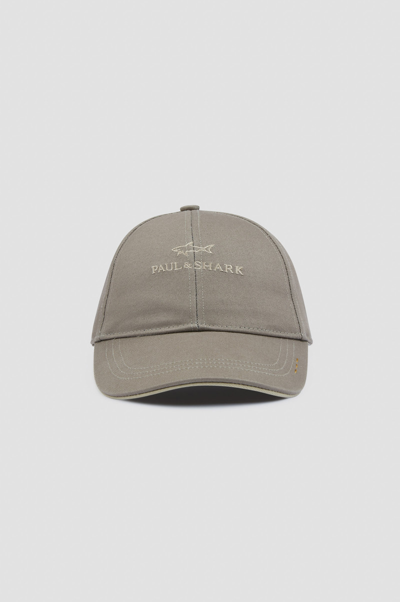 Paul & Shark COTTON BASEBALL CAP WITH LOGO EMBROIDERY outlook