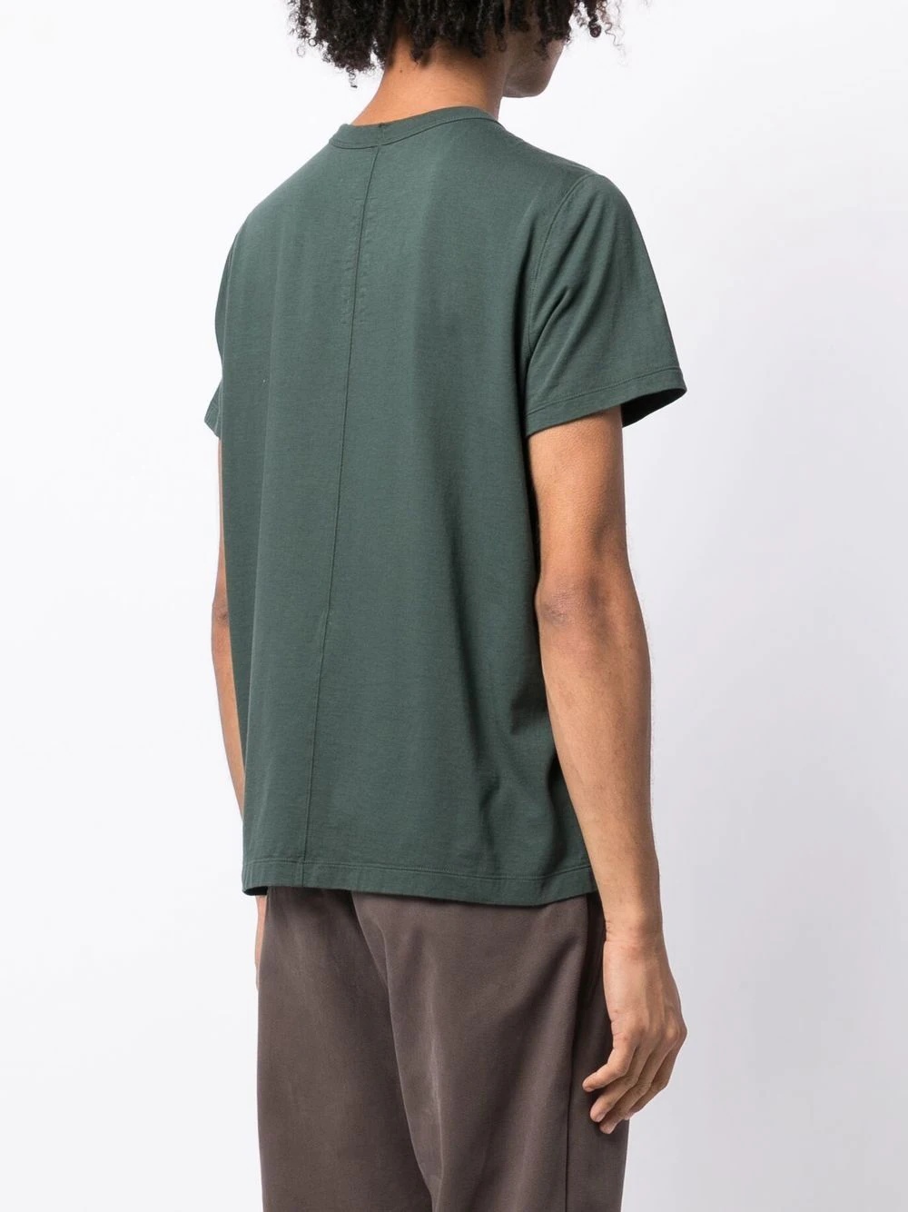 solid-color knit T-shirt - 4