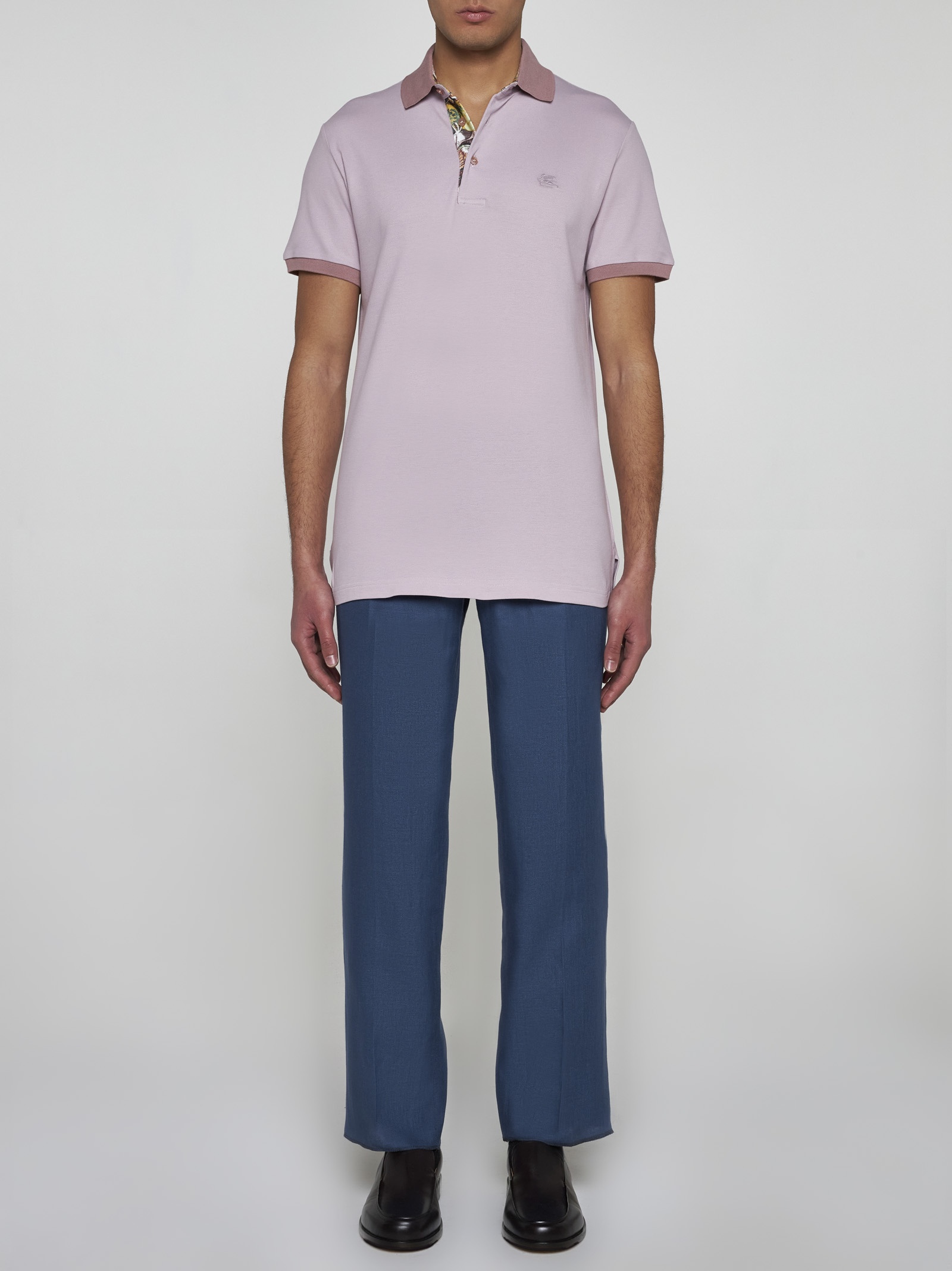 Logo cotton polo shirt - 2