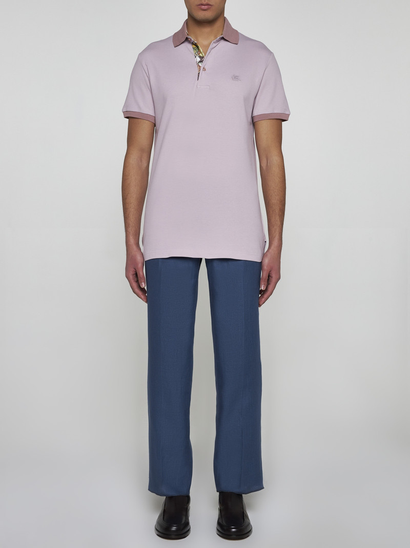 Etro Logo cotton polo shirt outlook