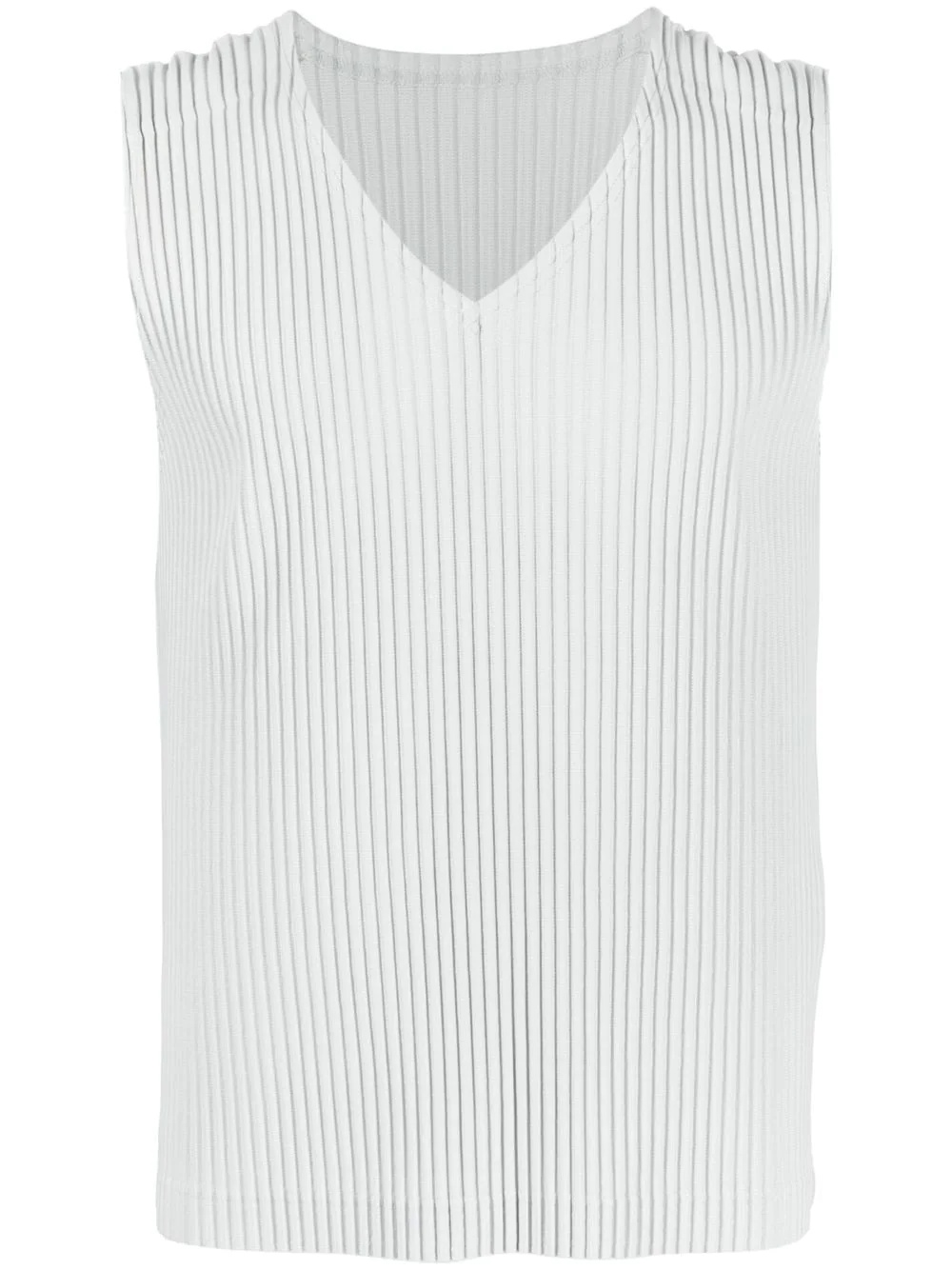 V-neck sleeveless tank top - 1