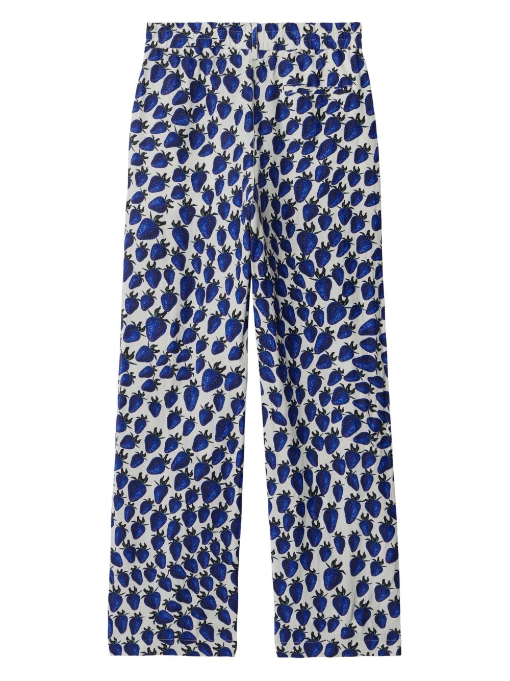 strawberry graphic-print trousers - 6