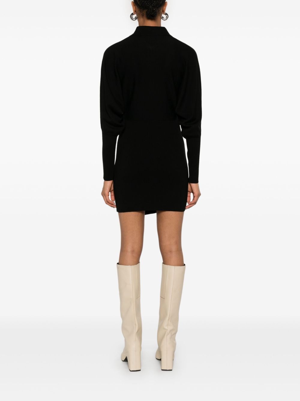 merino wool mini dress - 4